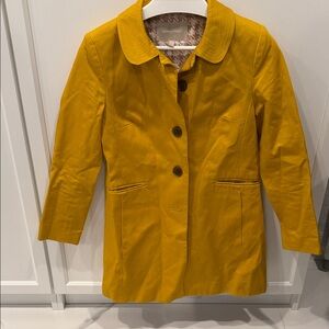 Banana Republic Yellow Pea Coat